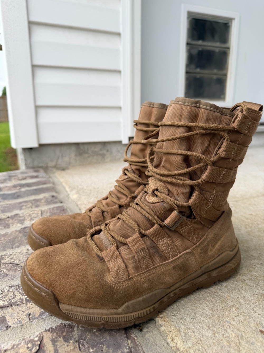 Nike Tan Tactical Combat Boots